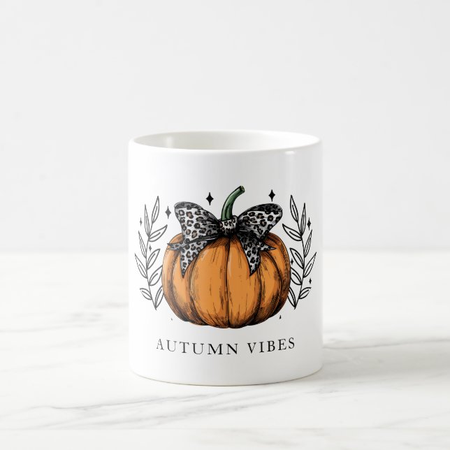 Autumn Fall Pumpkin  Kaffemugg (Center)