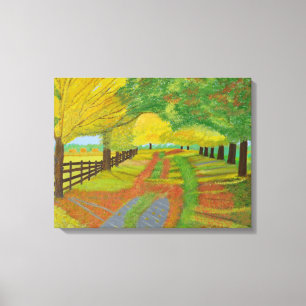 Autumn Fallen Lövs Canvas