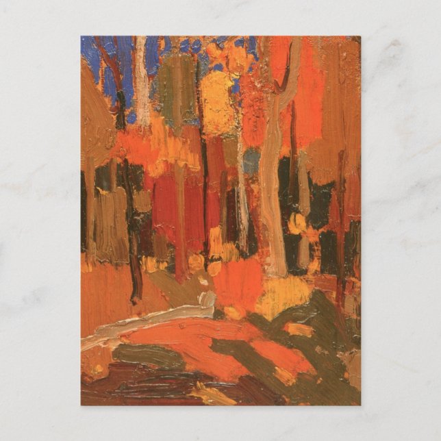 Autumn Färg av Tom Thomson Vykort (Framsida)