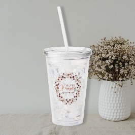 Autumn Floral A Little Pumpkin Baby Shower Take Away Mugg