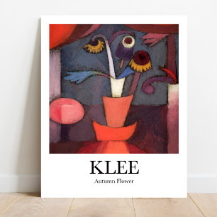 Autumn Flower av Paul Klee Poster