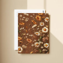 Autumn Flower Cottagecore Botanical Blommigt Rusti