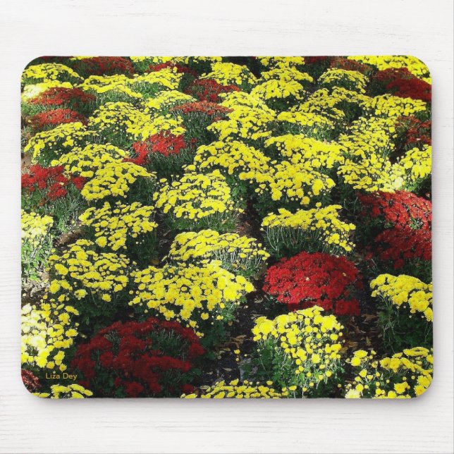 "Autumn Flowers" Mousepad Musmatta (Framsidan)