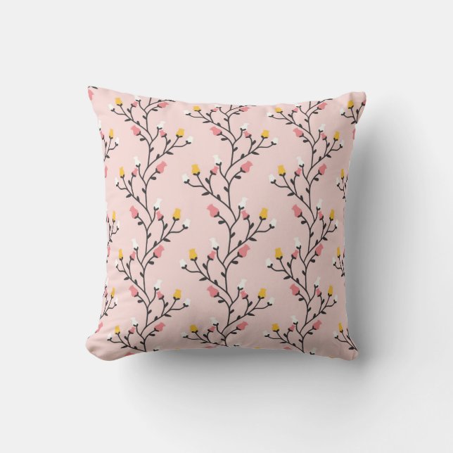 Autumn Flowers Pillow Kudde (Framsida)