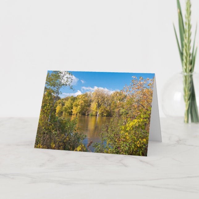 Autumn Foliage Along Minnesota River Kort (Framsida)