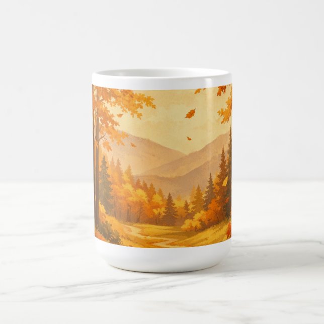 Autumn Forest Nature Mug Kaffemugg (Center)