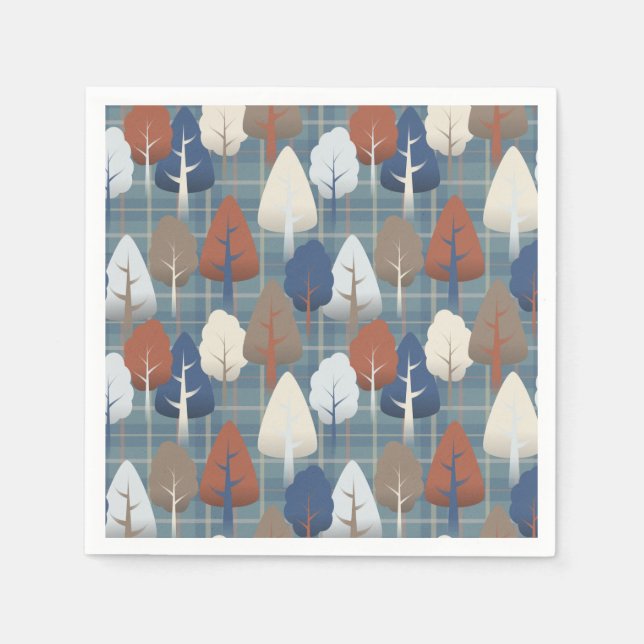 Autumn Forest Pottery Pappersservett (Framsidan)