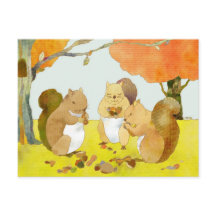 Autumn Forest Squirres