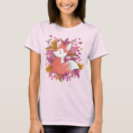 Autumn Fox & Berries T Shirt