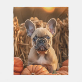 Autumn Frenchie Fleecefilt
