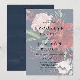 Autumn Garden | Blommigt Bröllop med flotta Inbjudningar