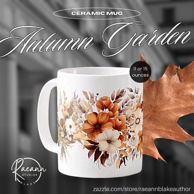 Autumn Garden Ceramic Mug Kaffemugg (Skapare uppladdad)