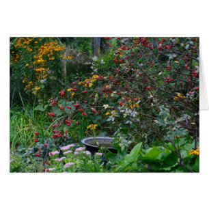 Autumn Garden Hälsningskort