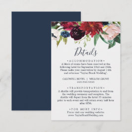 Autumn Garden | Kortet för Burgundinformation Tilläggskort