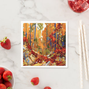 Autumn Garland, bra konst av Tom Thomson Pappersservett