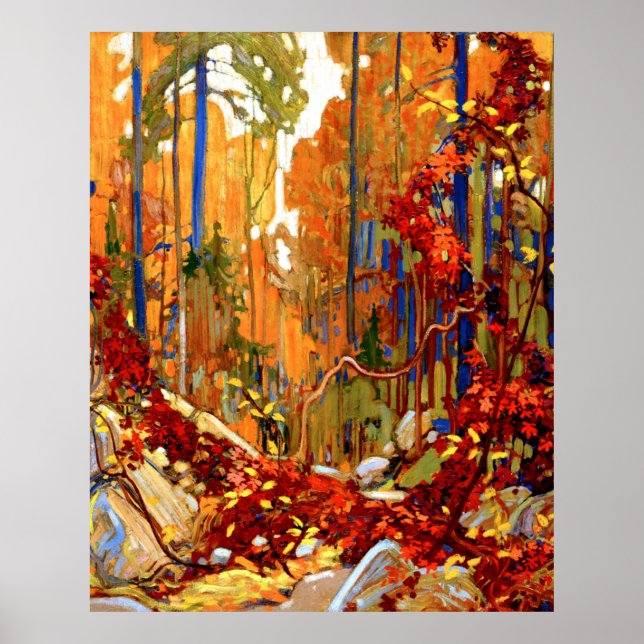 Autumn Garland, bra konst av Tom Thomson Poster (Framsidan)