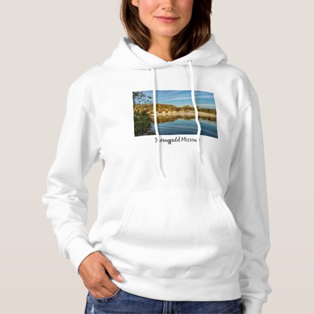 Autumn Glow Sjö Springfield Hoodie T Shirt (Framsida)
