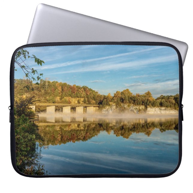Autumn Glow Sjö Springfield Laptop Fodral (Framsidan)