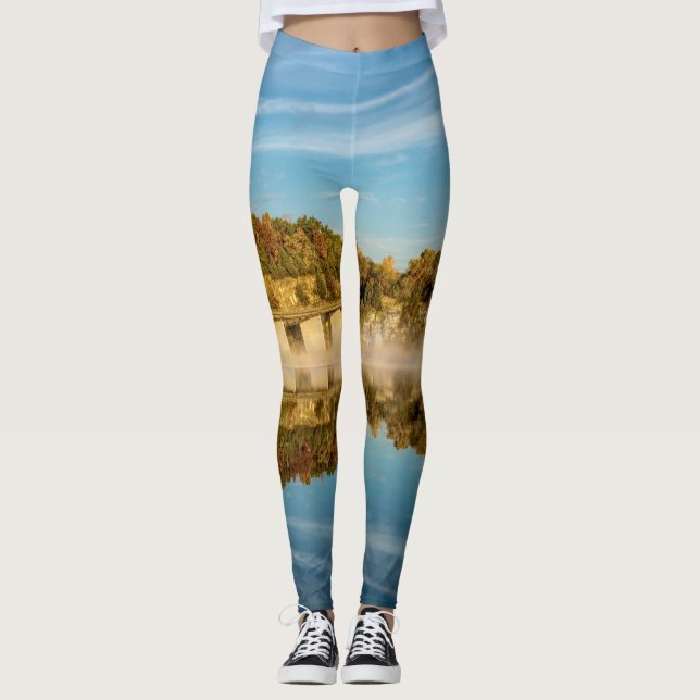 Autumn Glow Sjö Springfield Leggings (Framsida)