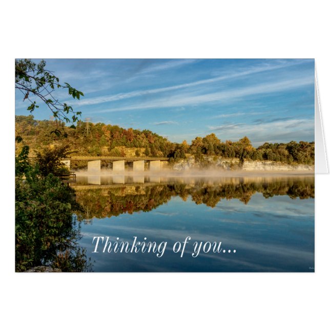 Autumn Glow Sjö Springfield OBS Kort (Framsidan Horizontal)