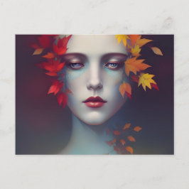 Autumn Goddess vykort