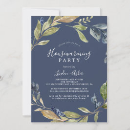 Autumn Greenery | Hushållsuppvärmning Party Inbjudningar