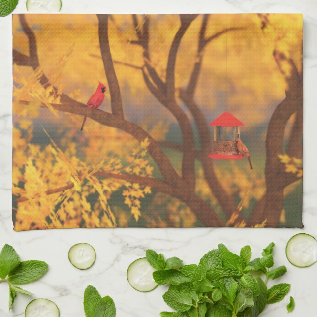 Autumn Guardian Kitchen Towel Kökshandduk (Vikta)