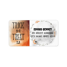 Autumn Hallowen Måne Fladdermus Ghost