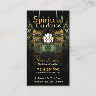 Autumn Harvest Andlig Guidance Holistic Visitkort