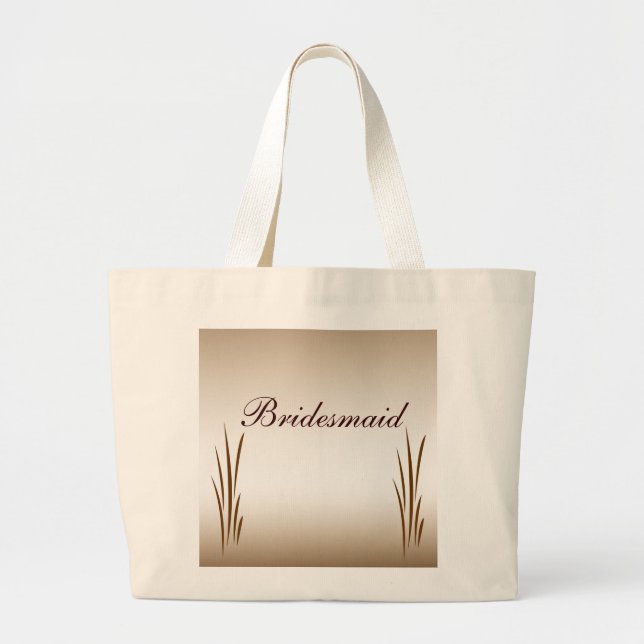 Autumn Harvest Bridesmaid Jumbo Tygkasse (Framsidan)
