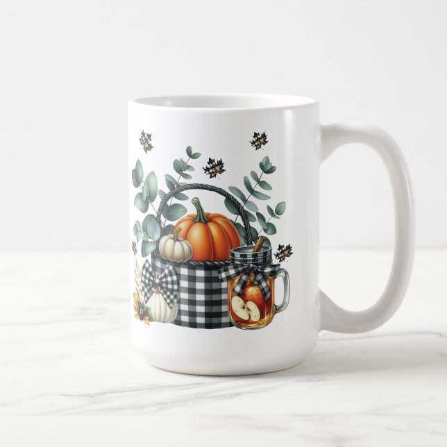 Autumn Harvest Clock Kaffemugg (Höger)