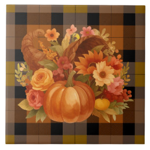 Autumn Harvest Cornucopia på Play Kakelplatta