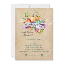 Autumn Harvest Ljus Birthday