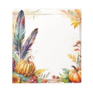 Autumn Harvest Notes Anteckningsblock