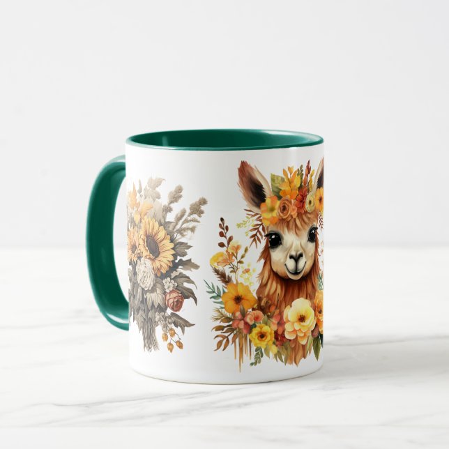 Autumn Harvest Pumpkin Thanksgiving Ceramic Mug Mugg (Framsida vänster)
