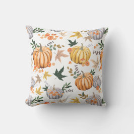 Autumn Harvest Pumpkin Thanksgiving Mönster Kudde
