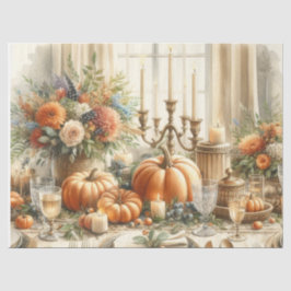 Autumn Harvest Pumpkins Decoupage