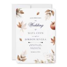 Autumn Harvest Season Bröllop