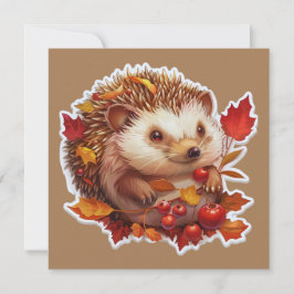 Autumn Hedgehog Äventyr