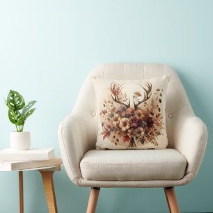 Autumn Hjort Antler Bouquet Kudde