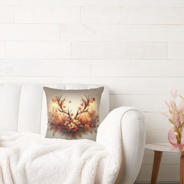 Autumn Hjort Antler Bouquet Kudde (Soffa)
