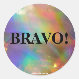 Autumn Holorainbow Runt Klistermärke