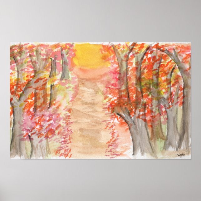 Autumn Hues Poster (Framsidan)