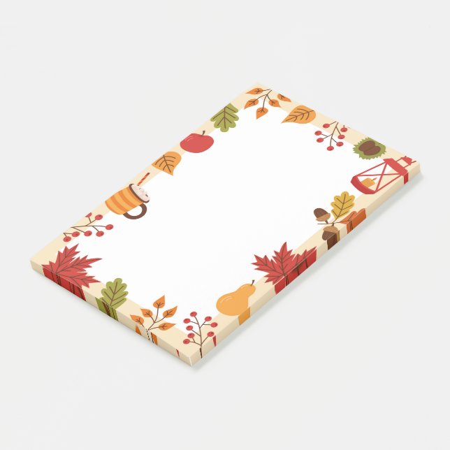 Autumn Inslag Notes Post-it Block (Vinklad)