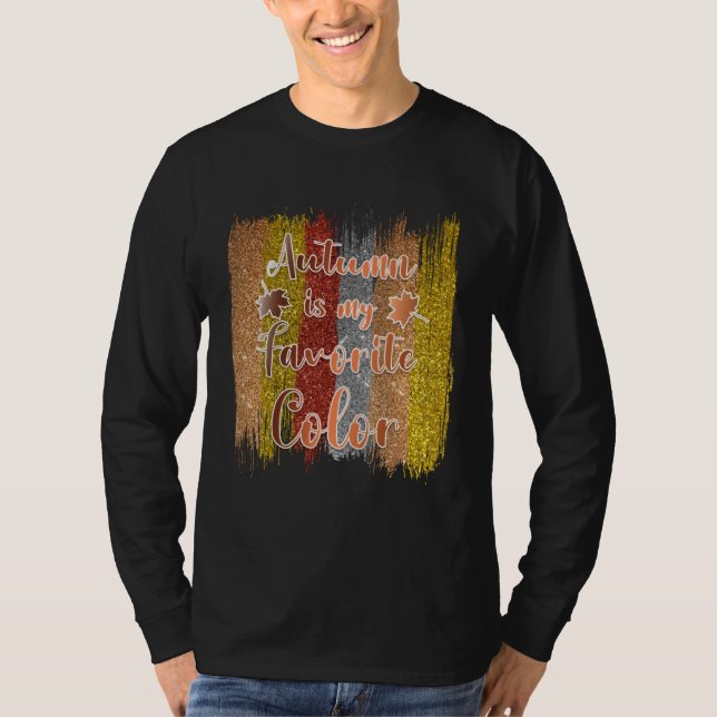 Autumn is my favorite color t shirt (Framsida)