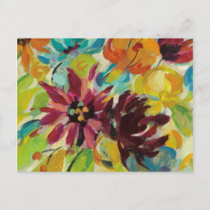 Autumn Joy Flowers Vykort