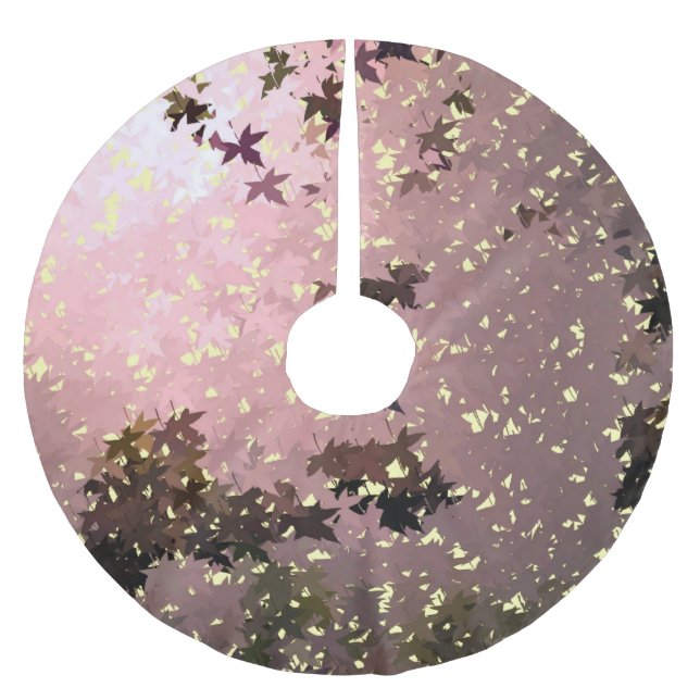 AUTUMN JULGRANSMATTA BORSTAD POLYESTER (Framsidan)