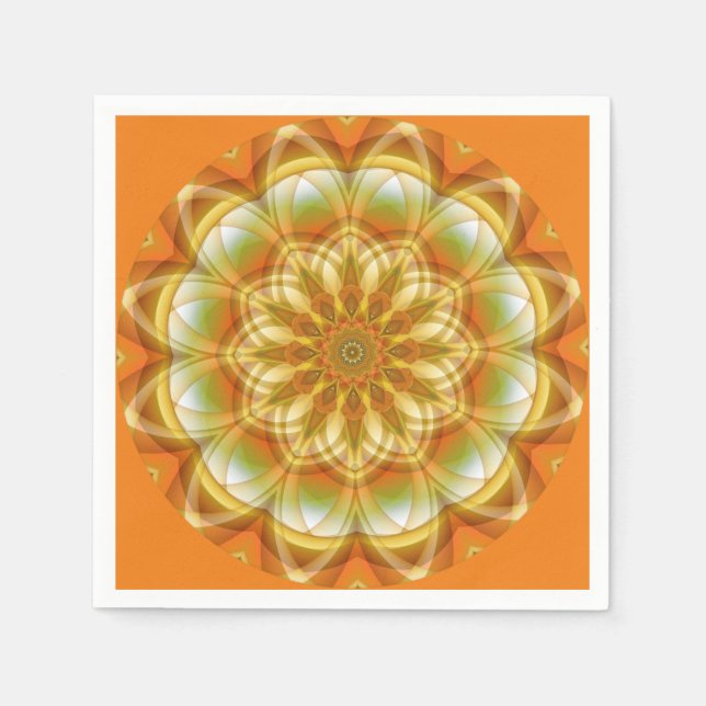 Autumn Kaleidoscope Classic Pappersservett (Framsidan)