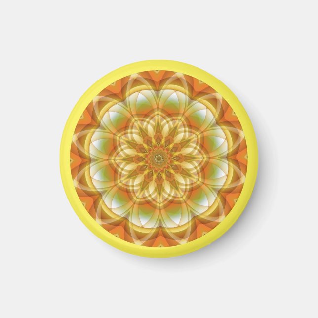 Autumn Kaleidoscope Magnet (Framsidan)