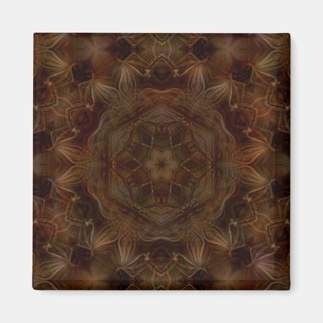 Autumn Kaleidoscope Magnet (Framsidan)